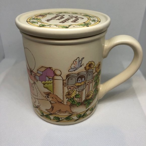 Vtg 1990 Watkins Country Kids Good Friends are Forever Mug and Coaster Set 10oz. - Picture 5 of 15